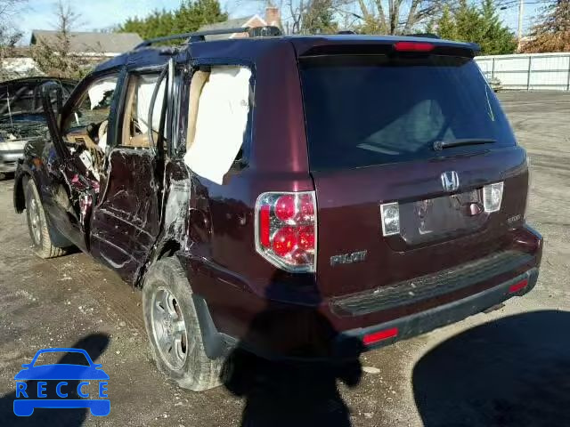 2008 HONDA PILOT EXL 5FNYF18798B038414 image 2