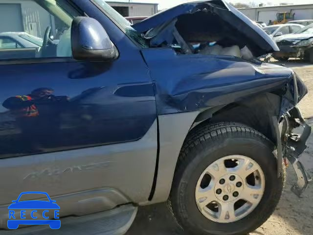 2002 CHEVROLET AVALANCHE 3GNEC13T32G145371 зображення 9