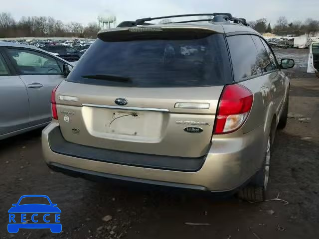 2008 SUBARU OUTBACK 2. 4S4BP62CX87304224 зображення 9