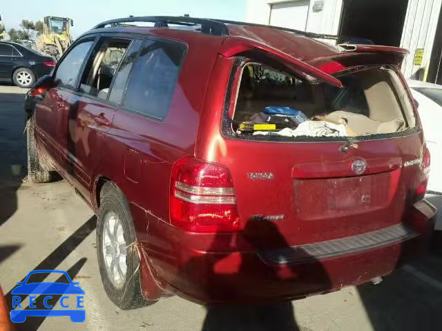 2003 TOYOTA HIGHLANDER JTEHF21A230155413 зображення 2