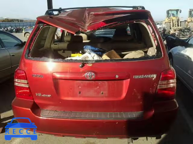 2003 TOYOTA HIGHLANDER JTEHF21A230155413 зображення 8