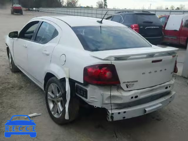 2012 DODGE AVENGER SX 1C3CDZCB6CN198694 зображення 2