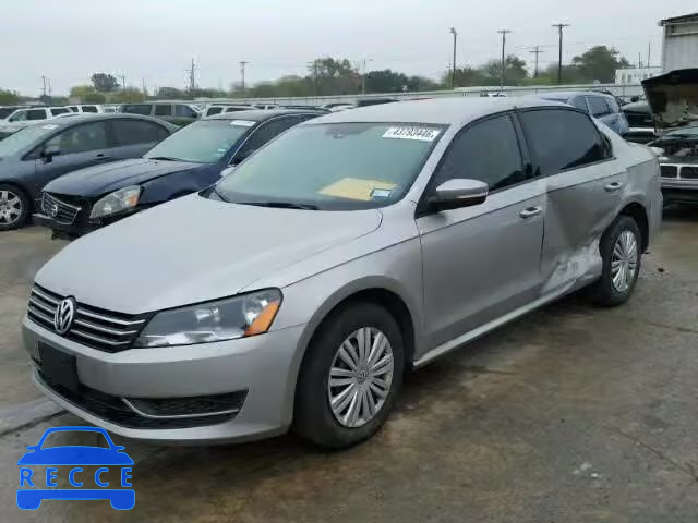 2014 VOLKSWAGEN PASSAT S 1VWAS7A34EC076825 image 1