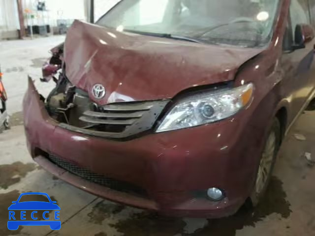 2012 TOYOTA SIENNA XLE 5TDYK3DC8CS249036 зображення 9