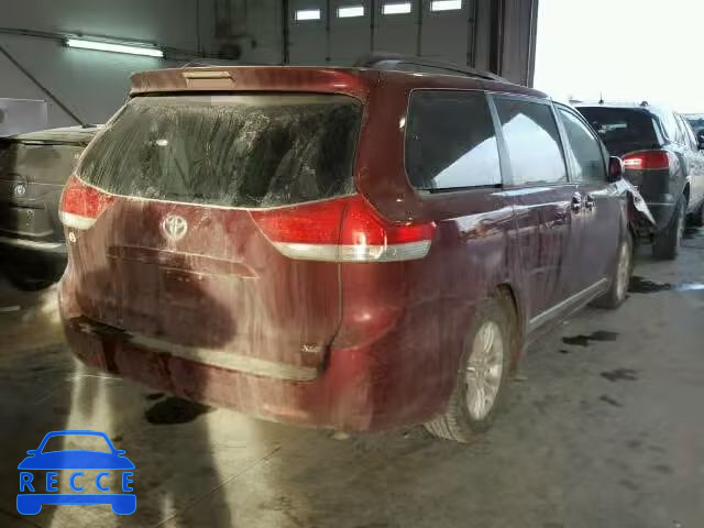 2012 TOYOTA SIENNA XLE 5TDYK3DC8CS249036 зображення 3