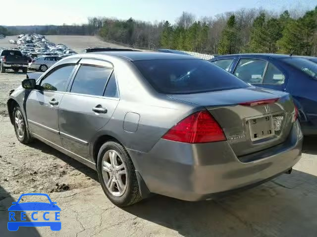 2007 HONDA ACCORD EX 1HGCM56727A050603 image 2