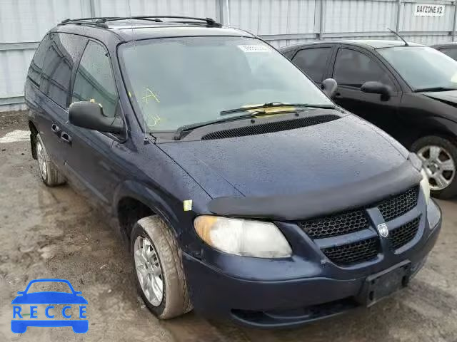 2003 DODGE CARAVAN SE 1D4GP25R93B281904 image 0