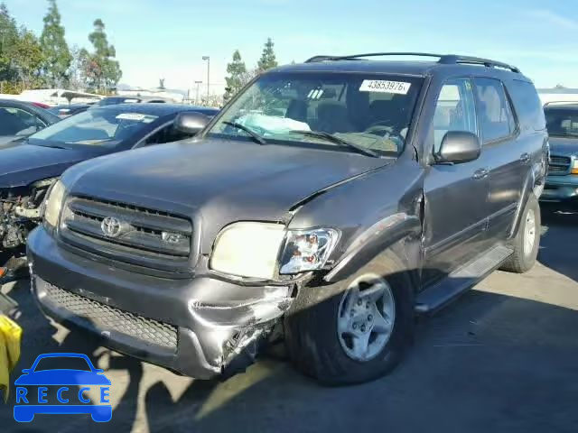 2001 TOYOTA SEQUOIA SR 5TDZT34AX1S039812 image 1