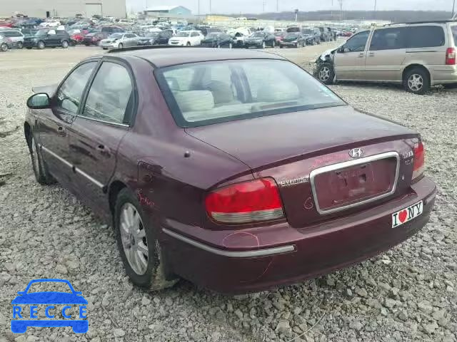 2003 HYUNDAI SONATA GLS KMHWF35H53A768060 image 2