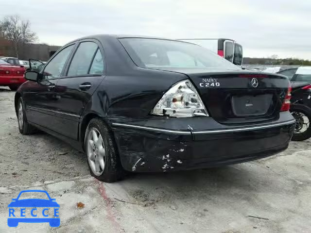 2003 MERCEDES-BENZ C240 WDBRF61J03F380411 зображення 2