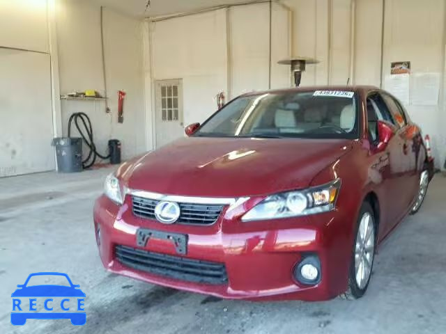 2012 LEXUS CT200H JTHKD5BH8C2092818 image 1