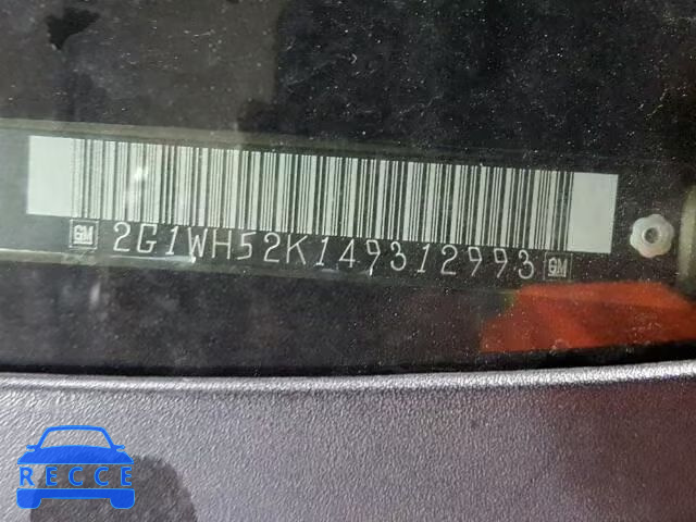 2004 CHEVROLET IMPALA LS 2G1WH52K149312993 image 9