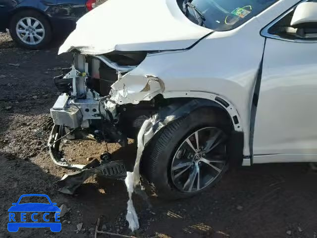2016 TOYOTA HIGHLANDER 5TDJKRFH6GS346948 зображення 9