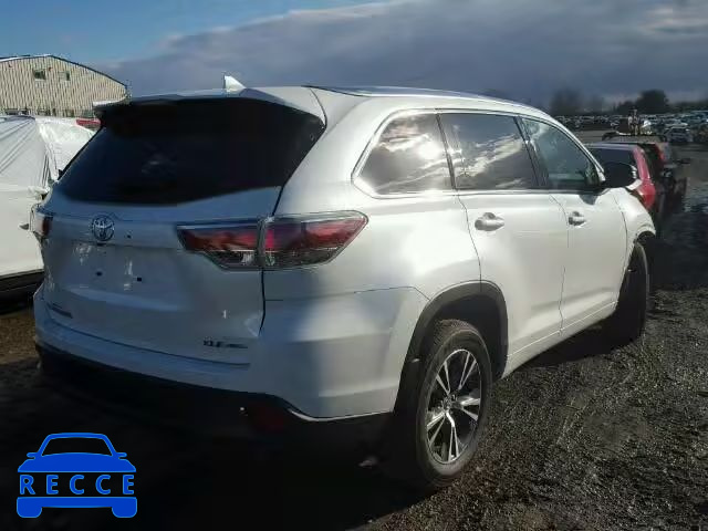 2016 TOYOTA HIGHLANDER 5TDJKRFH6GS346948 зображення 3