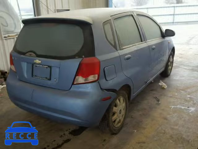 2004 CHEVROLET AVEO LS KL1TJ626X4B150021 image 3