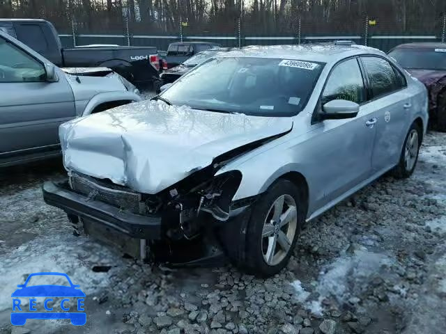 2014 VOLKSWAGEN PASSAT S 1VWAP7A31EC008242 зображення 1