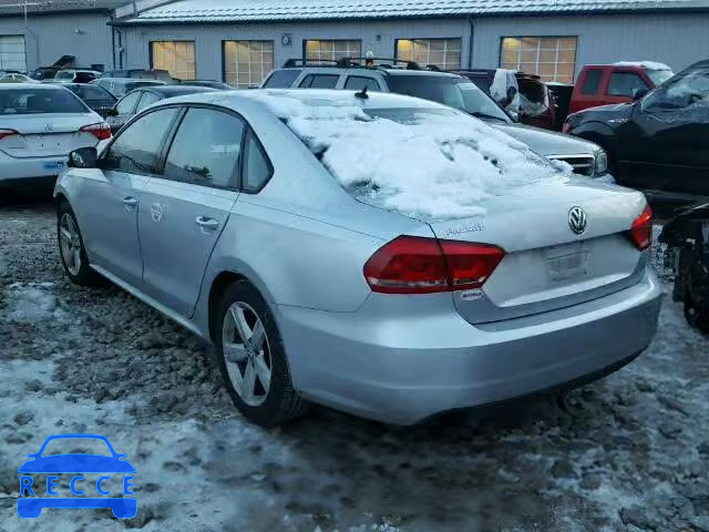 2014 VOLKSWAGEN PASSAT S 1VWAP7A31EC008242 зображення 2