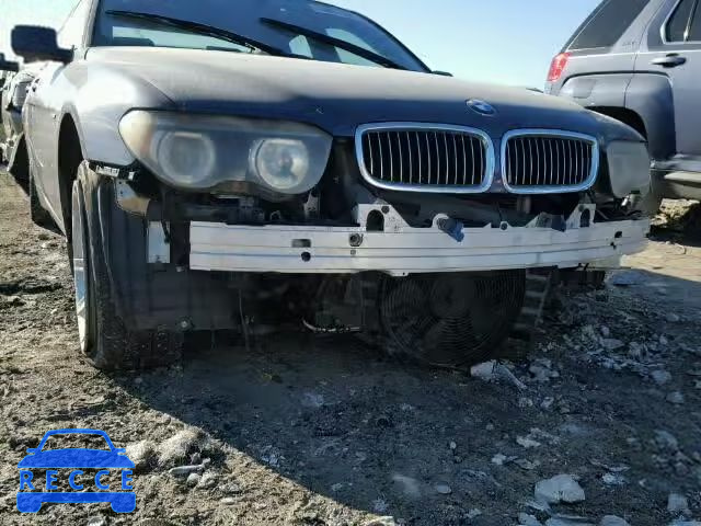 2002 BMW 745I WBAGL63472DP55243 image 9