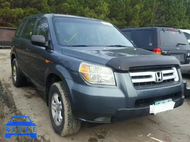 2006 HONDA PILOT LX 2HKYF18176H563207 зображення 0