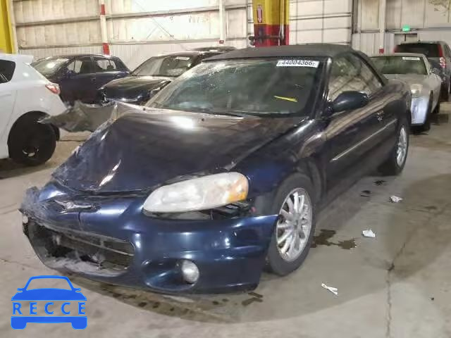 2002 CHRYSLER SEBRING LX 1C3EL55R02N343239 зображення 1