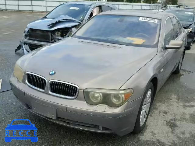 2002 BMW 745I WBAGL63432DP58558 image 1