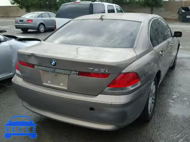 2002 BMW 745I WBAGL63432DP58558 image 3