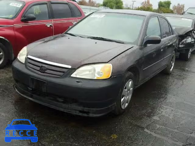 2001 HONDA CIVIC LX 2HGES15581H563550 image 1