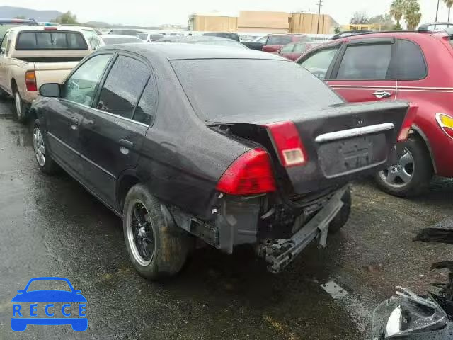 2001 HONDA CIVIC LX 2HGES15581H563550 image 2