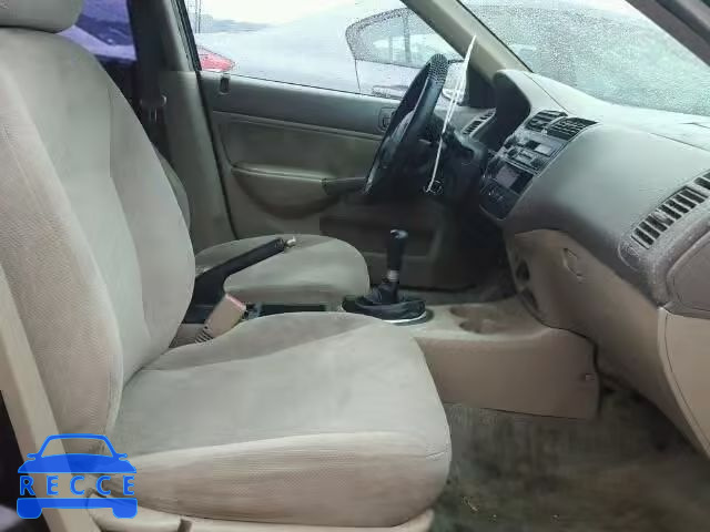 2001 HONDA CIVIC LX 2HGES15581H563550 image 4