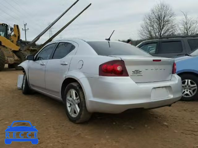 2012 DODGE AVENGER SX 1C3CDZCB4CN178508 зображення 2