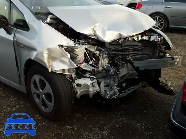 2015 TOYOTA PRIUS JTDKN3DU6F0437731 image 9
