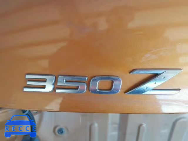 2005 NISSAN 350Z JN1AZ34E55M650933 image 9
