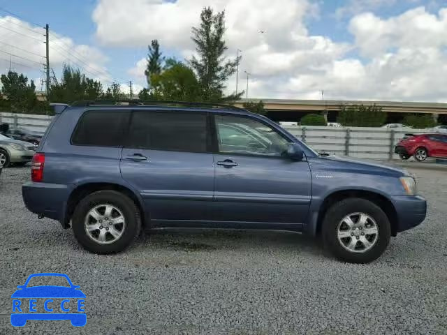 2003 TOYOTA HIGHLANDER JTEHF21A730144925 зображення 9