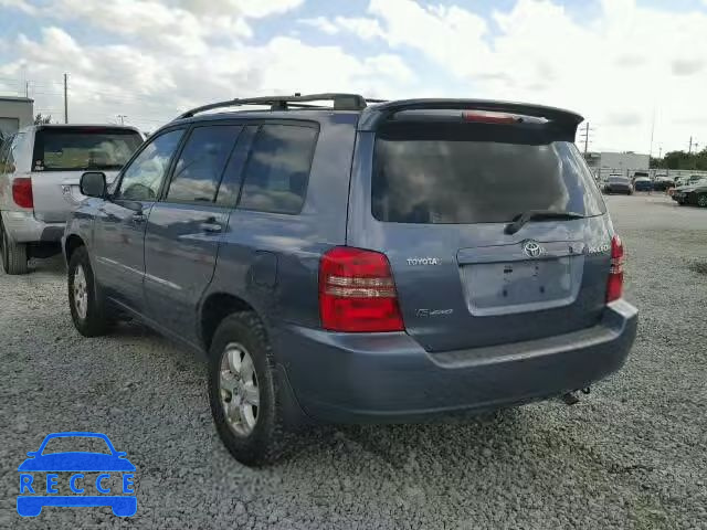 2003 TOYOTA HIGHLANDER JTEHF21A730144925 зображення 2