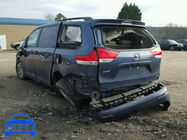 2013 TOYOTA SIENNA XLE 5TDYK3DC2DS400549 зображення 2