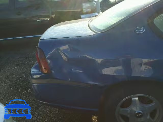 2003 CHEVROLET IMPALA 2G1WF52EX39399243 image 9