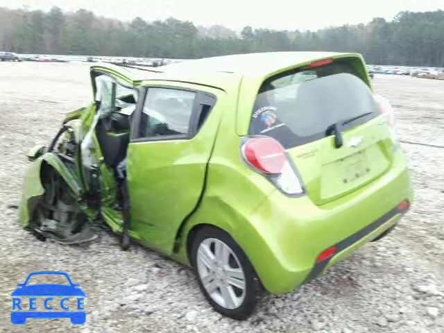 2014 CHEVROLET SPARK 1LT KL8CD6S99EC505842 зображення 2