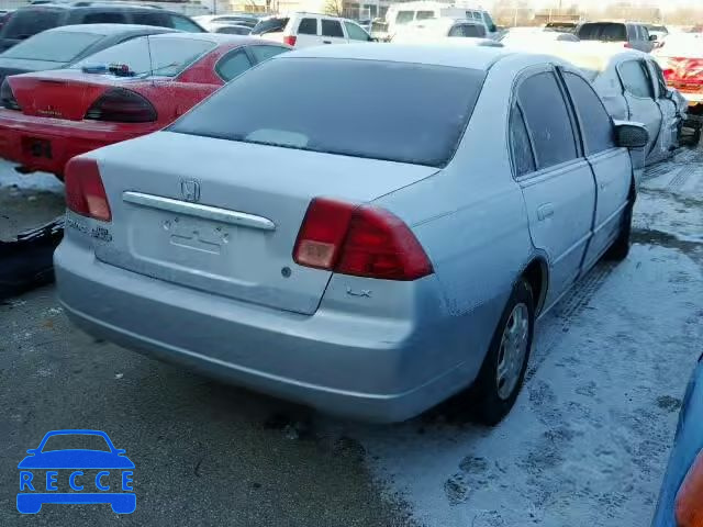 2002 HONDA CIVIC LX 1HGES16572L039549 зображення 3