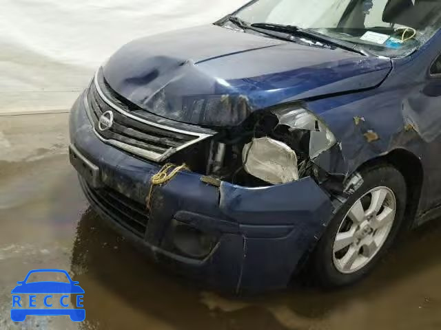 2010 NISSAN VERSA S/SL 3N1BC1AP9AL457060 зображення 9
