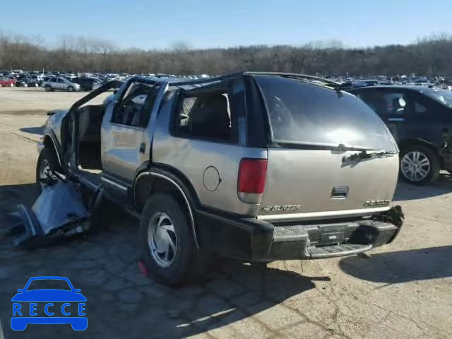 1999 CHEVROLET BLAZER 1GNDT13W6X2125251 image 3