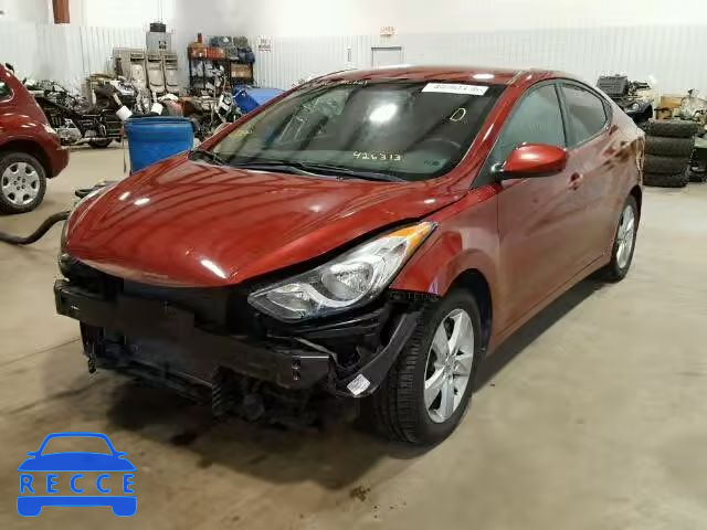 2012 HYUNDAI ELANTRA GL KMHDH4AE6CU426313 image 1