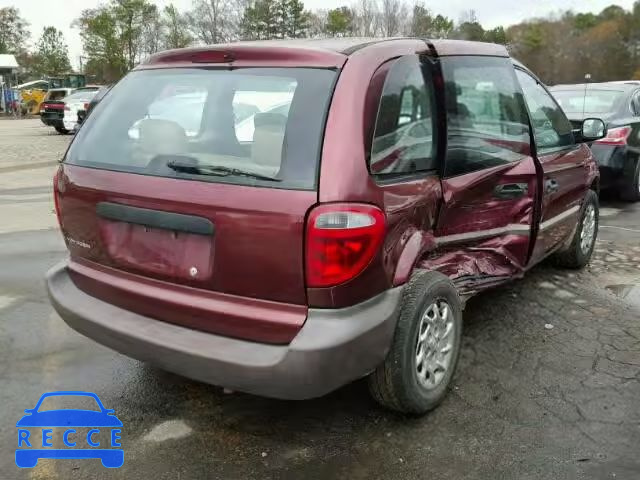 2001 CHRYSLER VOYAGER 1C4GJ25B21B253795 зображення 3