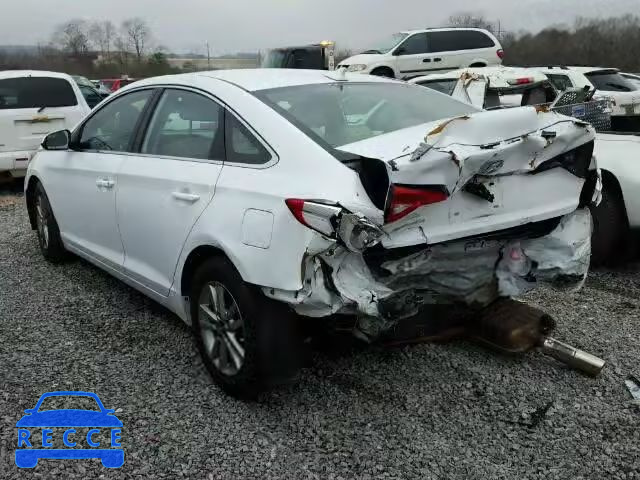 2015 HYUNDAI SONATA SE 5NPE24AF3FH180743 image 2