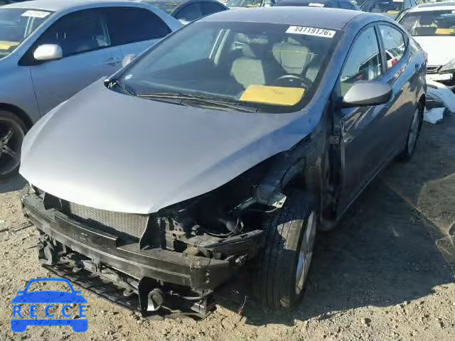 2013 HYUNDAI ELANTRA GL KMHDH4AE2DU571656 зображення 1