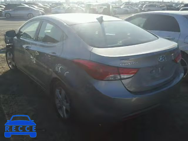 2013 HYUNDAI ELANTRA GL KMHDH4AE2DU571656 image 2