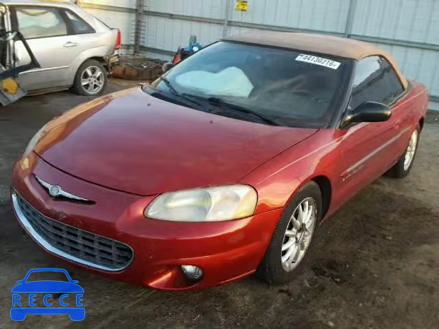 2001 CHRYSLER SEBRING LX 1C3EL55U91N663811 зображення 1