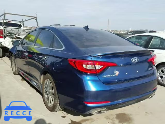 2016 HYUNDAI SONATA SPO 5NPE34AF6GH333629 image 2