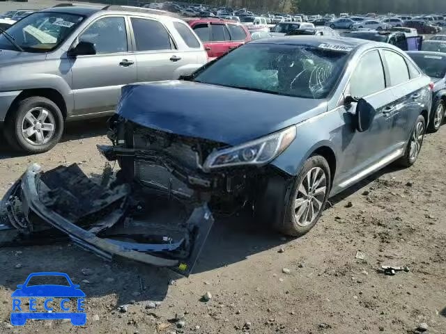 2016 HYUNDAI SONATA SPO 5NPE34AF0GH397195 image 1