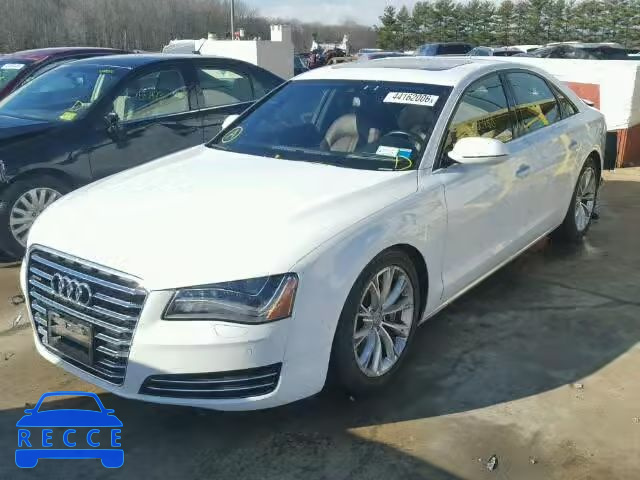 2013 AUDI A8 QUATTRO WAUAGAFD6DN033414 image 1