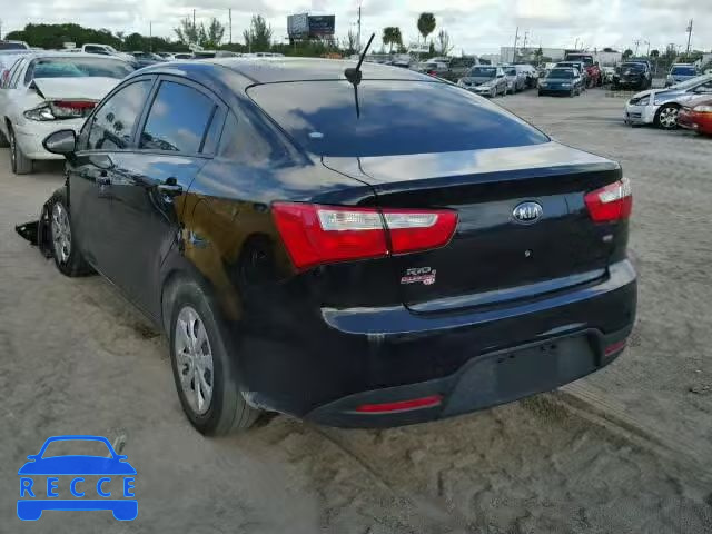 2013 KIA RIO LX KNADM4A33D6257515 зображення 2